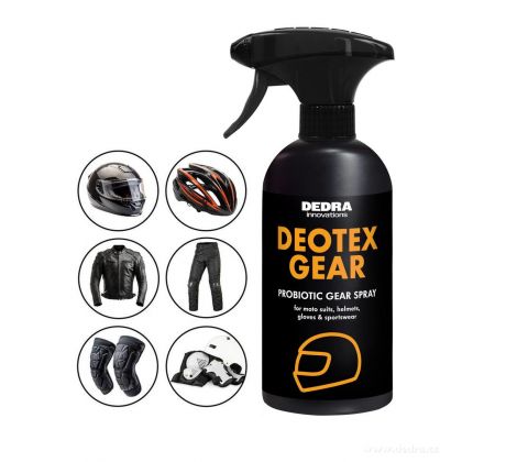 Probiotický sprej na sportovní & motorkářskou výstroj proti zápachu | DEOTEX® GEAR | neutralizuje pachy, chrání & osvěžuje | 500 ml