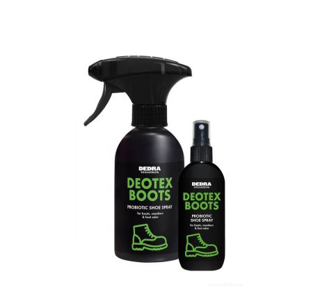 DEOTEX® BOOTS | Probiotický sprej na obuv | Domů & na cesty | 250 ml + 100 ml
