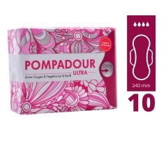 POMPADOUR® ULTRA | Ultra anionové vložky s křidélky | 10 ks + tester zdarma k.c.DA5635