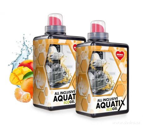 2× AQUATIX | gely do myčky nádobí | 110 mytí | ALL INCLUSIVE účinek