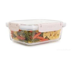 CVAK&CVAK | Skleněná dóza na potraviny 1000 ml | béžová