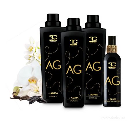4dílná sada AG by AGATA | 3× aviváž + osvěžovač textilií