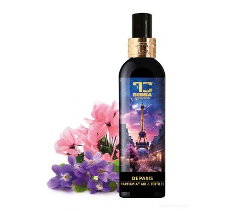 DE PARIS | Osvěžovač vzduchu & textilií | luxusní parfémový sprej | 200 ml