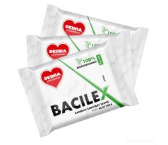 Rodinné balení 3×10 ks | Hygienické vlhčené ubrousky z bambusu s Aloe Vera | BACILEX®