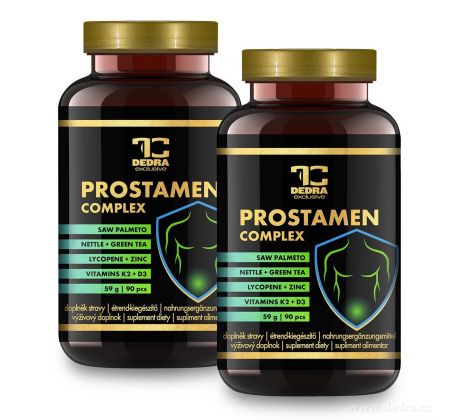 2× PROSTAMEN COMPLEX | prostata, vitalita, testosteron | 180 kapslí | 118 g