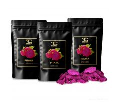 Rodinné balení 3×100 g | EXOTICKÁ PITAYA | lyofilizované plátky, ovoce sušené mrazem