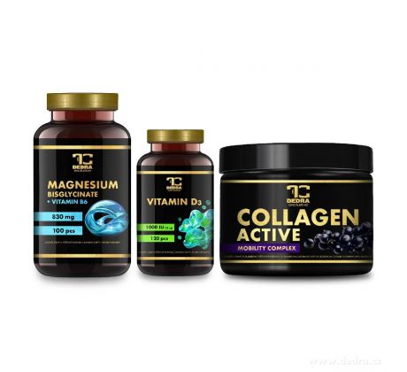 KOSTI & SVALY | hořčík bisglycinát, vitamín D3 & kolagen