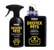 DEOTEX PETS | Praktický set pro domov plný mazlíčků | pohlcovač pachů & speciální tekutý prací prostředek s probiotiky | 500 ml + 525 ml