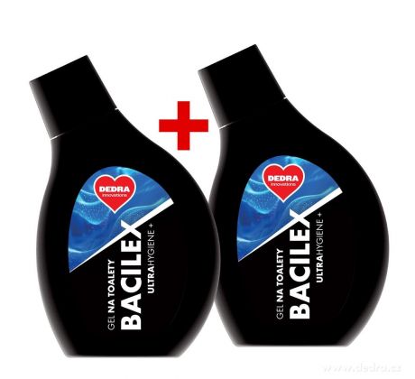 2× BACILEX® | WC gel s 65 % alkoholu | hygienická čistota bez chlóru | 2× 500 ml