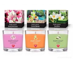 LEGENDS | sada 3 votivních svíček C | PARFUMIA® | 3×55 ml