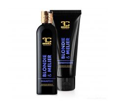 SADA 1+1 | BLONDIE & MELIER | šampón a kondicionér s fialovým pigmentem pro blond a melírované vlasy | neutralizace žlutých tónů