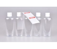 LABSET | 5 ks vzorkových lahviček se štítky | 100 ml | na vzorky parfémů, kosmetiky & čisticích prostředků