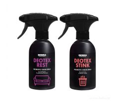DEOTEX® PROBIOTICS | praktická sada proti zápachu | REST + STINK | 250 ml ×2
