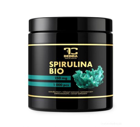 BIO SPIRULINA | Antioxidant | obranyschopnost & vitalita | 1000 tablet x 250 mg | 250 g