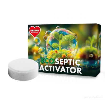 ECO SEPTIC ACTIVATOR | bioaktivní aktivátor septiků & WC | bez zápachu & usazenin | 10 maxi-tablet
