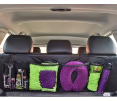 DRIVE | XL kapsář do kufru auta na zadní sedadla | 6 kapes | 107 × 34 cm