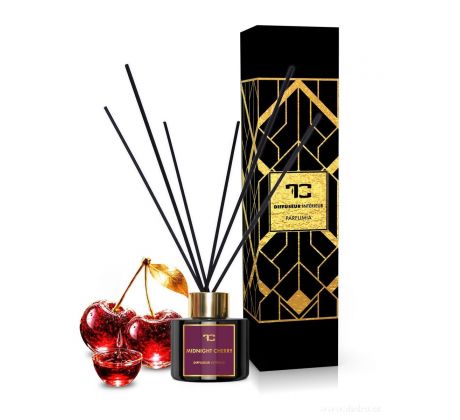 MIDNIGHT CHERRY | tyčinkový difuzér | PARFUMIA® | 100 ml