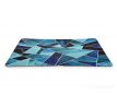 SPA | ULTRASAVÁ křemelinová koupelnová předložka | rychleschnoucí & protiskluzová | 60 × 90 cm | geometrix azur