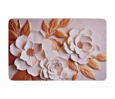 SPA | ULTRASAVÁ křemelinová předložka | rychleschnoucí & protiskluzová | 80 × 50 cm | flowers