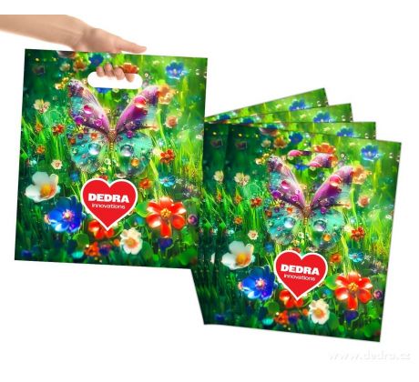 5 ks | Designová taška pro prodejce | 37 × 43 cm | MAGIC GARDEN