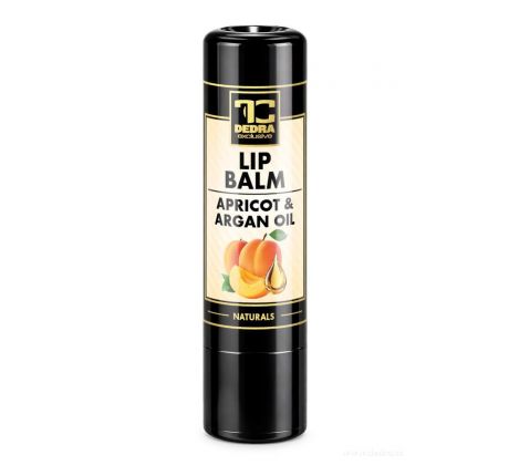 LIP BALM | balzám na rty s meruňkovým a arganovým olejem | přírodní péče rostlinných olejů | 4,2 g