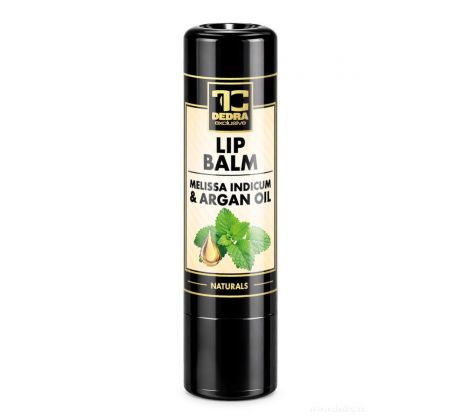 LIP BALM | balzám na rty s meduňkou a arganovým olejem| přírodní péče rostlinných olejů | 4,2 g
