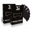 1+1 NASAL STRIPS | nosní pásky pro lepší dýchání | 2 × 30 ks | černé