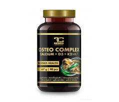 OSTEO COMPLEX | vápník + D3 + K2 MK-7 | podpora kostí, zubů & svalů | 90 kapslí | 67 g