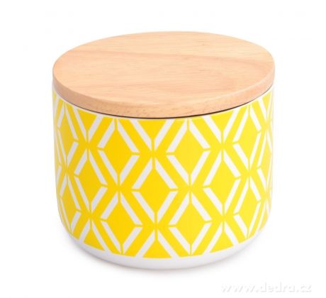 žlutá s kosočtverci