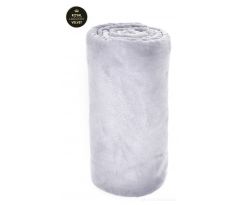 XXL ROYAL LAGOON VELVET PŘEHOZ, světle šedý