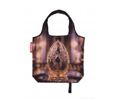 CITYBAG | DIGITÁLNÍ POTISK| kompaktní nákupní taška | skládací, pratelná & opakovaně použitelná | OBSIDIAN BLACK