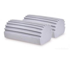 2× SPONGE POP | chytrá drážkovaná houbička | perfektně stírá & nevíří prach, extra savá | šedá