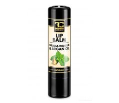 LIP BALM | balzám na rty s meduňkou a arganovým olejem| přírodní péče rostlinných olejů | 4,2 g k.c. FC0328