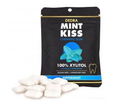 20 ks xylitolových žvýkaček s přírodní mátou bez cukru | MINT KISS peppermint | 30 g
