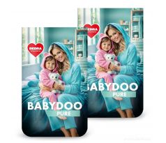 2× BABYDOO PURE | prací prášek na dětské prádlo & citlivou pokožku | 100 praní