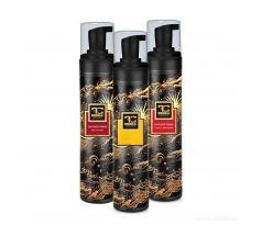 3× Sprchová pěna na mytí těla | SAMETOVÁ HRUŠKA & POPPY MEADOW & RED VELVET | jemná & šetrná péče | 750 ml
