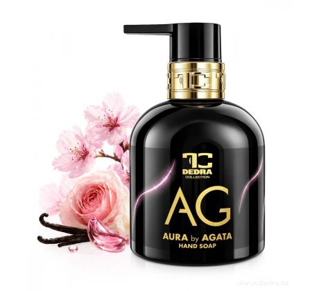 AURA by AGATA | exkluzivní šetrné tekuté mýdlo s glycerinem & Aloe vera | 320 ml