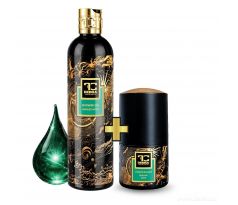 RITUÁL SVĚŽESTI | mirage noir | pro čistý projev bez rušivých tónů | šetrný sprchový gel & deodorant s phyto-antiperspiračním komplexem | 320 ml + 75 ml