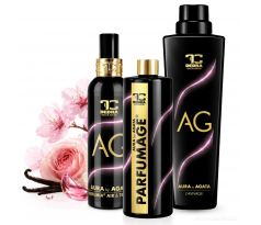 RITUÁL ELEGANCE | AURA by AGATA | Aviváž + parfém na praní + osvěžovač vzduchu | 750 ml + 500 ml + 200 ml