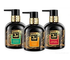 3× Exkluzivní šetrné tekuté mýdlo s glycerinem & Aloe vera | MIRAGE NOIR & MANDARINE FLORALE & POPPY MEADOW |  960 ml