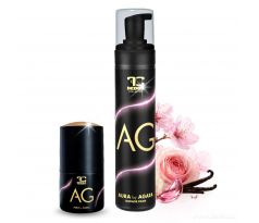 RITUÁL SVĚŽESTI | AURA by AGATA | pro čistý projev bez rušivých tónů | sprchová pěna na mytí těla & deodorant s phyto-antiperspiračním komplexem | 250 ml + 75 ml