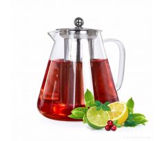 1700 ml skleněná konvice s nerezovým sítkem | BOROSIL GLASS