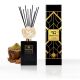 OBSIDIAN BLACK | XL difuzér s FLOW květinou & tyčinkami | PARFUMIA® | 500 ml